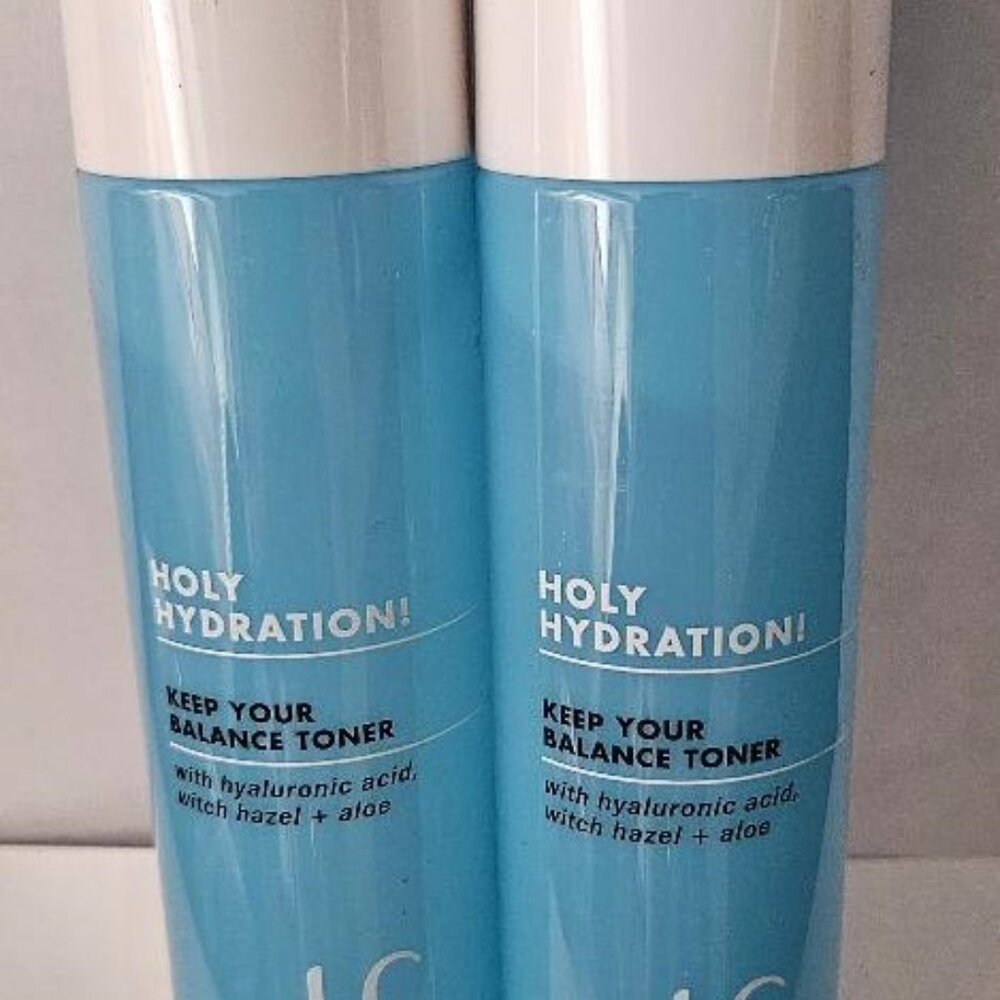 2 Pack ELF Holy Hydration Keep Your Balance Toner Hyaluronic acid Aloe 5 oz.